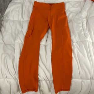 Lululemon Invigorate Tight 25” Orange